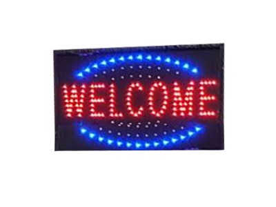 ΜΕΓΑΛΗ ΦΩΤΕΙΝΗ ΕΠΙΓΡΑΦΗ LED WELCOME