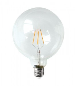 ΛΑΜΠΤΗΡΑΣ LED FILAMENT G80 6W DIMMABLE WARM WHITE 2700K