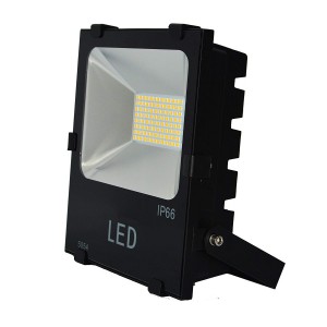 ΑΔΙΑΒΡΟΧΟΣ ΠΡΟΒΟΛΕΑΣ LED SMD IP 66 SLIM LED  100W 220V - 