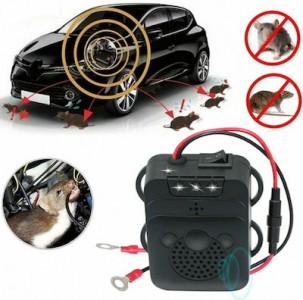 Έξυπνο Απωθητικό Τρωκτικών - Ποντικών Αυτοκινήτου με Υπερήχους 12V Αυτόματο με Προστασία Κυκλώματος - Car Mouse Repeller BS9989 Κωδικός: 42607877