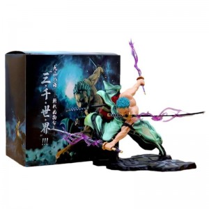 ΦΙΓΟΥΡΑ   66H One Piece Figures, Zoro Figure The Three Thousand Worlds Zoro Statue 18cm