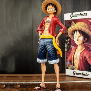 ΦΙΓΟΥΡΑ  26.5 cm. ONE PIECE ΕXTREMELY RARE  Monkey D Luffy Figure Smile Luffy Hat Changable Face  PVC RY5