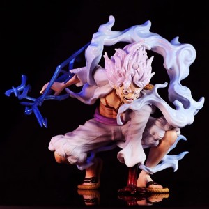 ΦΙΓΟΥΡΑ  ΧΧ338 ΑΨΟΓΗ ΦΙΓΟΥΡΑ ONE PIECE Lightning Nika Luffy Sun God Fruit Awakening Anime Figure Model PVC