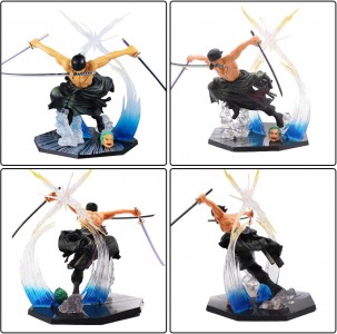 ΦΙΓΟΥΡΑ 19 CM  77ΜΜ77 MALKIN Zoro Action Figure | 2 Heads 